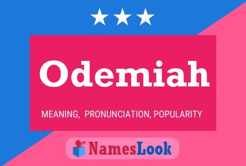 Odemiah Name Poster