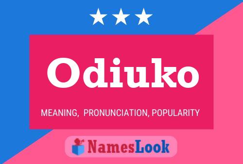 Odiuko Name Poster