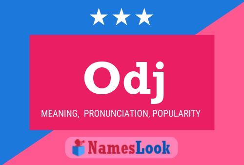 Odj Name Poster