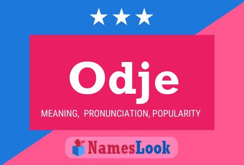 Odje Name Poster