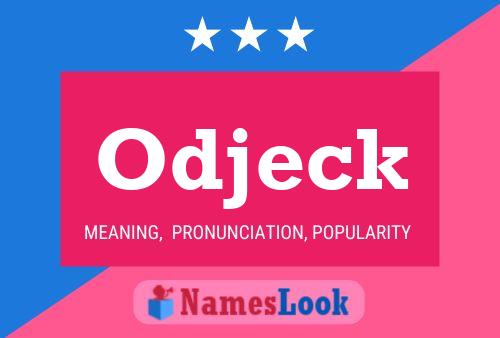 Odjeck Name Poster