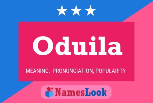 Oduila Name Poster