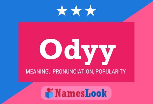 Odyy Name Poster