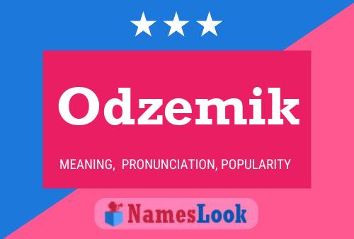 Odzemik Name Poster