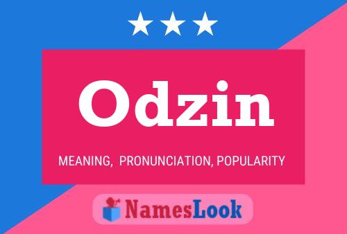 Odzin Name Poster