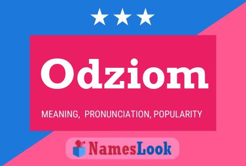 Odziom Name Poster