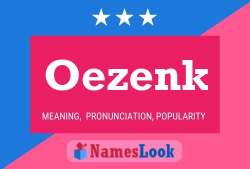 Oezenk Name Poster