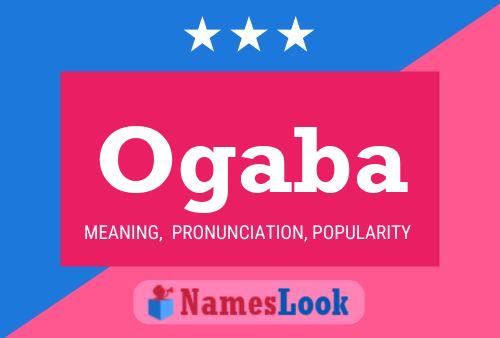 Ogaba Name Poster