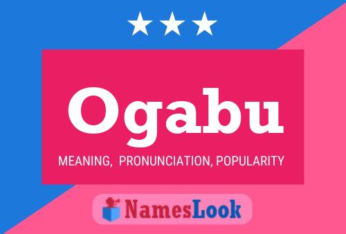 Ogabu Name Poster