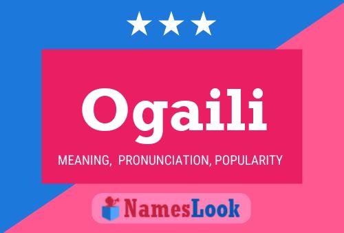 Ogaili Name Poster