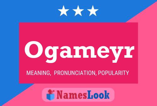 Ogameyr Name Poster