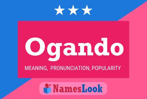 Ogando Name Poster