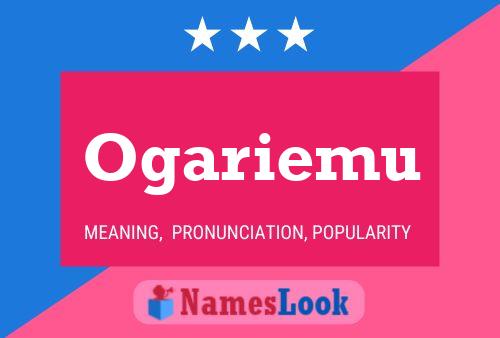 Ogariemu Name Poster