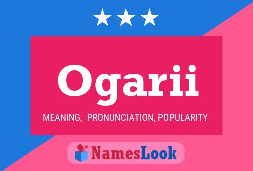 Ogarii Name Poster