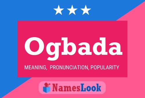 Ogbada Name Poster