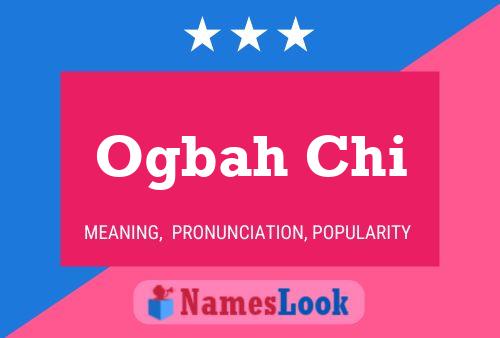 Ogbah Chi Name Poster