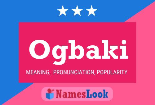 Ogbaki Name Poster