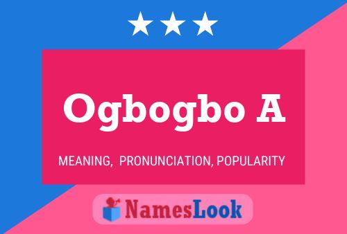 Ogbogbo A Name Poster