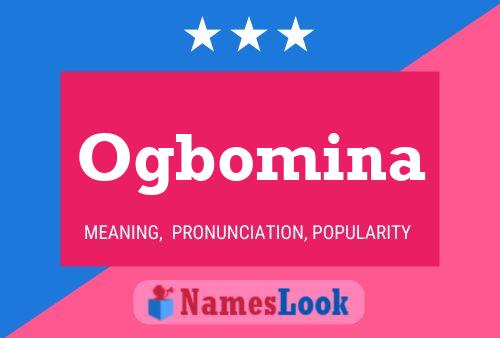 Ogbomina Name Poster