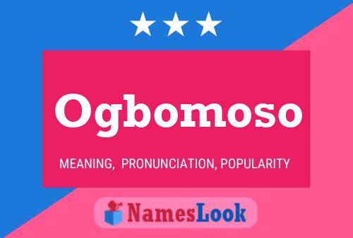 Ogbomoso Name Poster