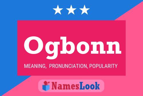 Ogbonn Name Poster