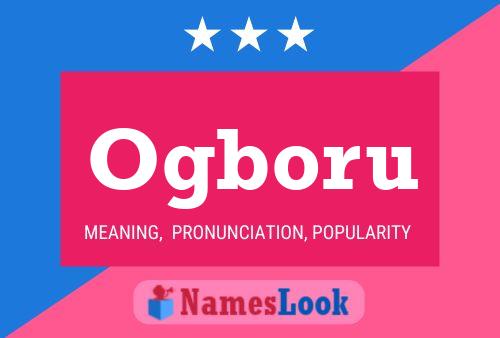 Ogboru Name Poster