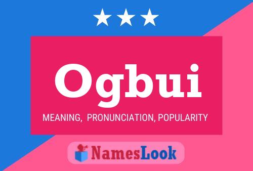 Ogbui Name Poster