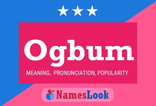 Ogbum Name Poster