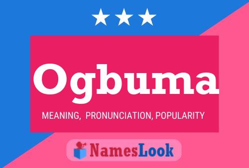 Ogbuma Name Poster