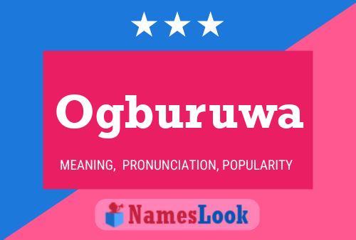 Ogburuwa Name Poster