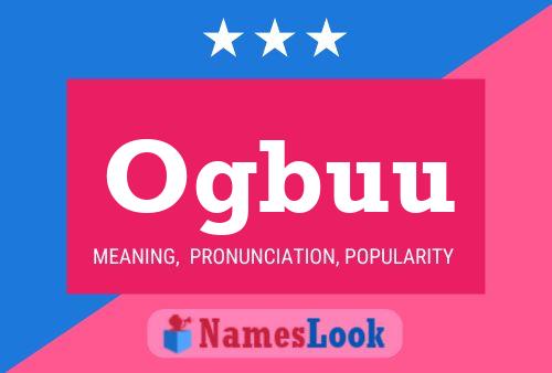 Ogbuu Name Poster