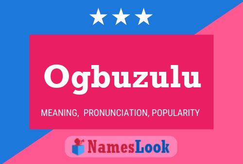 Ogbuzulu Name Poster