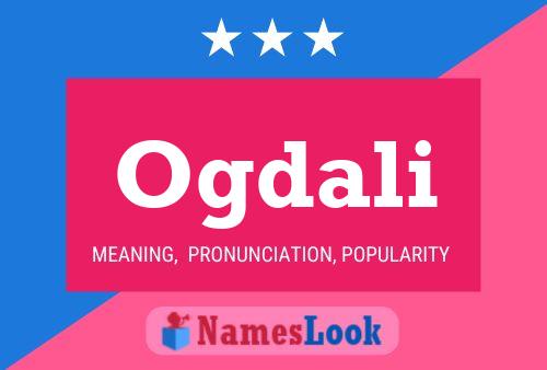 Ogdali Name Poster