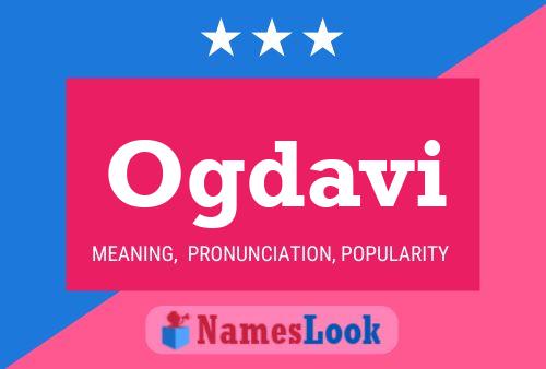 Ogdavi Name Poster