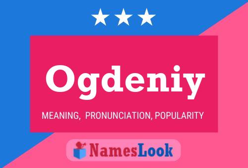 Ogdeniy Name Poster