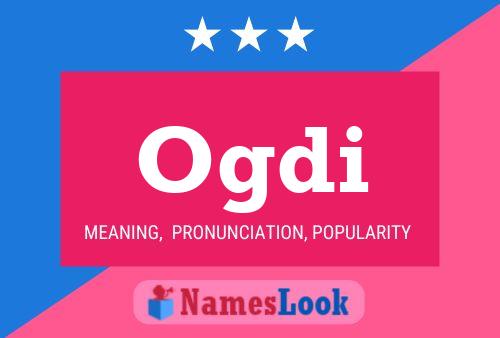 Ogdi Name Poster