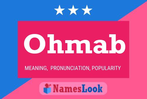 Ohmab Name Poster