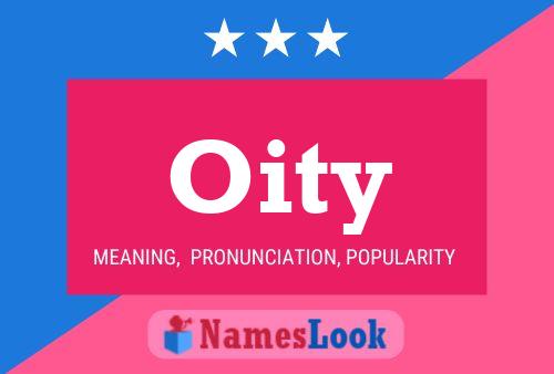 Oity Name Poster