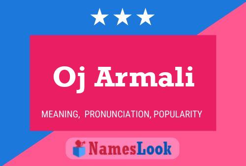 Oj Armali Name Poster