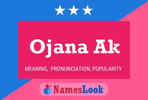 Ojana Ak Name Poster