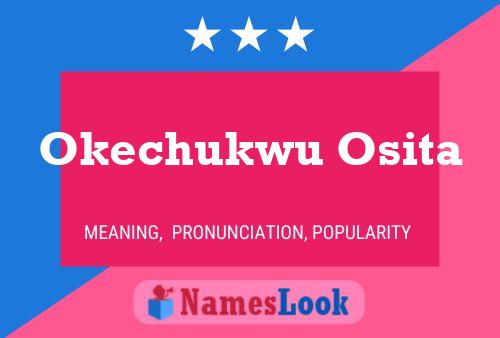 Okechukwu Osita Name Poster