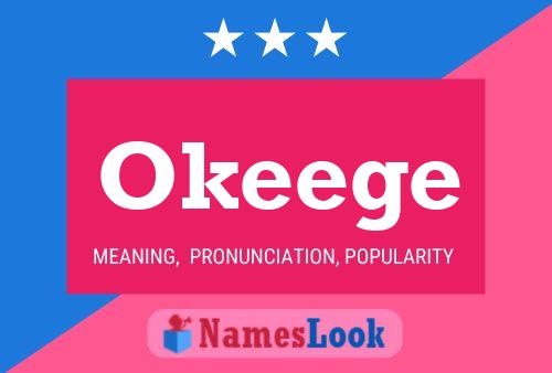 Okeege Name Poster