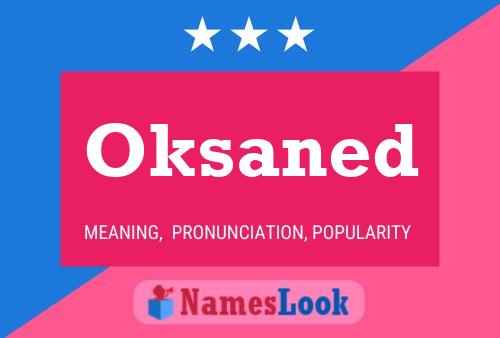 Oksaned Name Poster