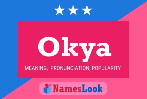 Okya Name Poster