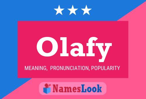 Olafy Name Poster