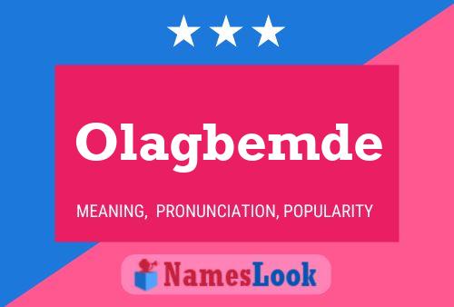 Olagbemde Name Poster