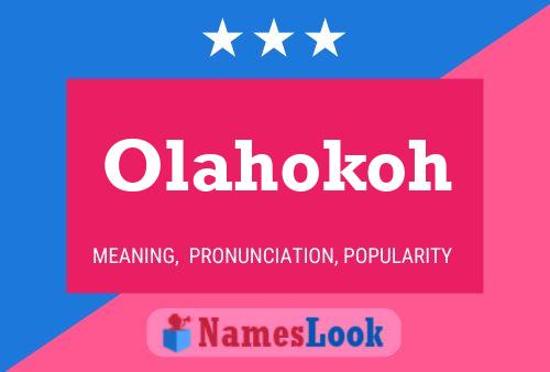 Olahokoh Name Poster