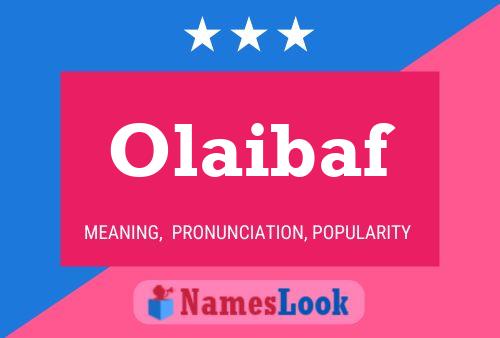 Olaibaf Name Poster