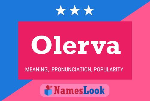 Olerva Name Poster