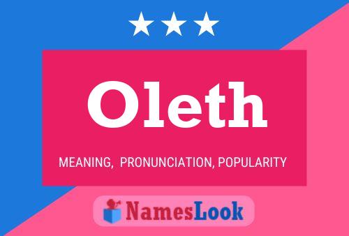 Oleth Name Poster